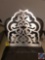 Stainless Steel Laser Cut Out Damask Wall Hanging 18 1/2