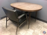 Imperial Walnut Dining Table with Leaf Total Measurement is: 47 1/2