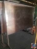 Metal Free Standing Welding Partition 62 1/2