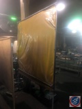 Free Standing Tarp Shop Partition 86