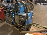 Miller MODEL CP252TS Welder, MIG, with wire feed. Set up with Aluminum wire