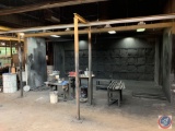 Paint booth, 15' x 30', with fire suppression system