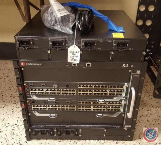 Enterasys S-POE-4BAY-PWR S-Series 4 bay PoE upgrade kit for Enterasys S-series chassis, Enterasys