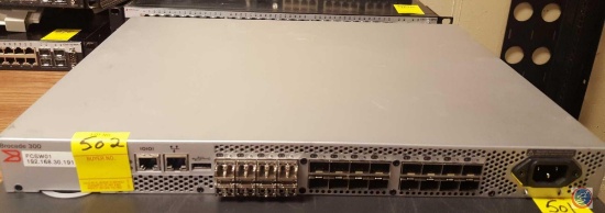 Brocade 300 - Switch - Managed - 24 x 8Gb Fiber Channel SFP+ - Rack-Mountable - with 24x 8 Gbps SWL
