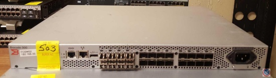 Brocade 300 - Switch - Managed - 24 x 8Gb Fiber Channel SFP+ - Rack-Mountable - with 24x 8 Gbps SWL