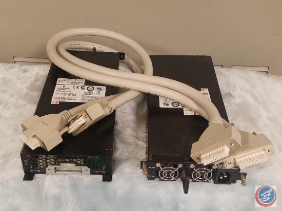(2) Emerson Network Power 7001549-J100, (2) Cables