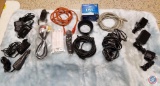 (3) Panasonic 60 min. Digital Video Cassettes, Assorted Power Cords