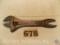 Crescent and alligator Wrench 8 in. marked '8 in. Banco 31 Volvo' 'AB Banco Sweden'