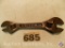 Crescent double end Wrench 8 in. marked '6-8 Scholler'