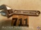 Crescent Wrench 4 in. marked 'Great Neck' '100mm'