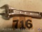 Crescent Wrench 4 in. marked 'Bahco Ergo 8069' Sweden