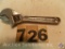 Crescent Wrench 4 in. marked 'Craftsman' '100mm'