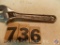 Crescent Wrench 4 in. marked 'Blue-Point'