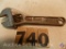 Crescent Wrench 4 in. marked 'Herbrand No 21-4'