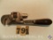 Pipe Wrench 7 in., Perfect Handle marked 'The H.D. Smith Co'