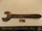 Open End Wrench 13 in., Perfect Handle marked 'The H.D. Smith Co' 1 1/2''