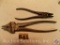 Fencing Pliers 8 in. and 10 in., (2) Misc. pieces
