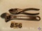 Keen Kutter (2) pieces Misc.. (1) Crescent Wrench #K8 - (1) Pliers 6 in.