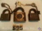 (3) Brass locks with keys