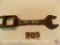Buggy Wrench 8 in. marked 'Bement'