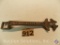 Buggy Wrench 9 in. marked 'H. Babcock Co #28'