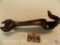 Buggy Wrench 8 in. marked 'H.W. Getman' with Nut holder