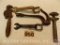 (5) Misc. Wrenches including Buggy and Pipe Wrenches