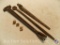 Picket or tent stakes (3) pieces 12-13 in. plus create tool