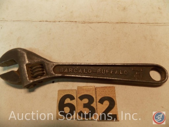 Crescent Wrench 8 in. marked 'Barcalo-Buffalo'