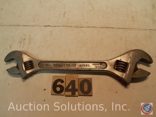 Double end Crescent Wrench 6-8 in. marked 'Crescent Tool Co'
