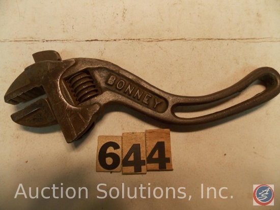 Crescent Wrench 8 in. marked 'Bonney'