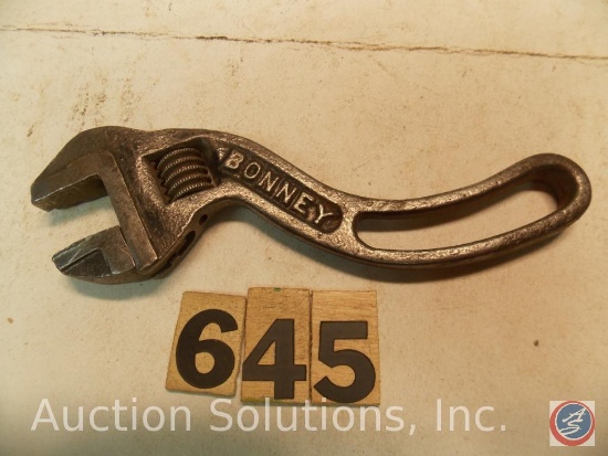 Crescent Wrench 6 in. marked 'Bonney'