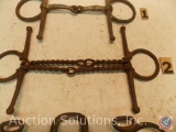 Single full cheek double wire bar, jointed Snaffle 6 in. (rusty)