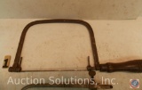 Coping saw marked 'FP Maxson Mfg'