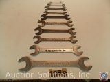 Plumb DOE Wrenches, incomplete set. Sizes range from 1 1/16 - 3/8 in.