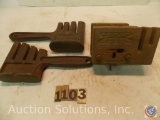Chain detachers, (3) pieces including (2) hand held marked 'Trasco' - (1) bench mount marked