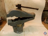 Spring action vise, H.D. has 360 degree swivel mount, opens to 4.5 in. Has had wear washer added to