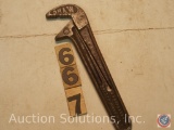 Alligator Wrench 6 in. marked 'Shaw Propeller Pat Apr 26 1910 co Boston Mass'