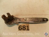 Adjustable box Wrench with ratchet 7 in. marked 'Guimarin Gem WRench'