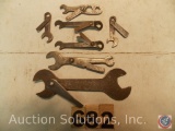 Misc. auto tire Wrenches with spark plug gauges, various marking including 'American Bosch'