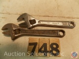 (2) Crescent Wrenches 4 in. one marked '704 Crescent No 77' - one marked 'Proto 704'