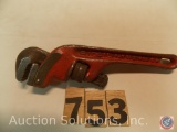 Pipe Wrench, 5 in. Rigid angle type