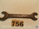 Double open end Wrench 7 in., only marked with a 'Swastika' Probably Buffum Tool