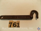 Gate Latch 7 in. 'Buffum Tool Co Louisiana MO' with trademark 'Swastika' No. 572448