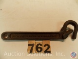 Gate Latch 7 in. 'Buffum Tool Co Louisiana MO' with trademark 'Swastika' No. 572448