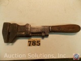 Nut Wrench 12 in., Perfect Handle marked 'The H.D. Smith Co' and 'Omaha RY'