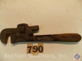 Pipe Wrench 10 in., Perfect Handle marked 'The H.D. Smith Co'