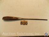 Screwdriver 12 in. Perfect Handle marked 'The H.D. Smith Co'. Good mark small chip on blade