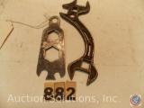 (2) Wrenches. (1) Maytag #14987 with splined hole (rare) 5 in. - (1) Implement Wrench 7 in. marked