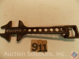 Buggy Wrench 8 in. marked 'Harper' (Nut spring is broken)